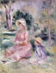 Madame Renoir and her son Pierre